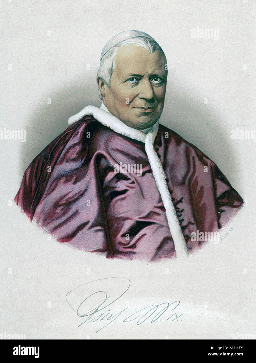 Papst Pius IX (1792-1878) ca. 1870 Stockfoto