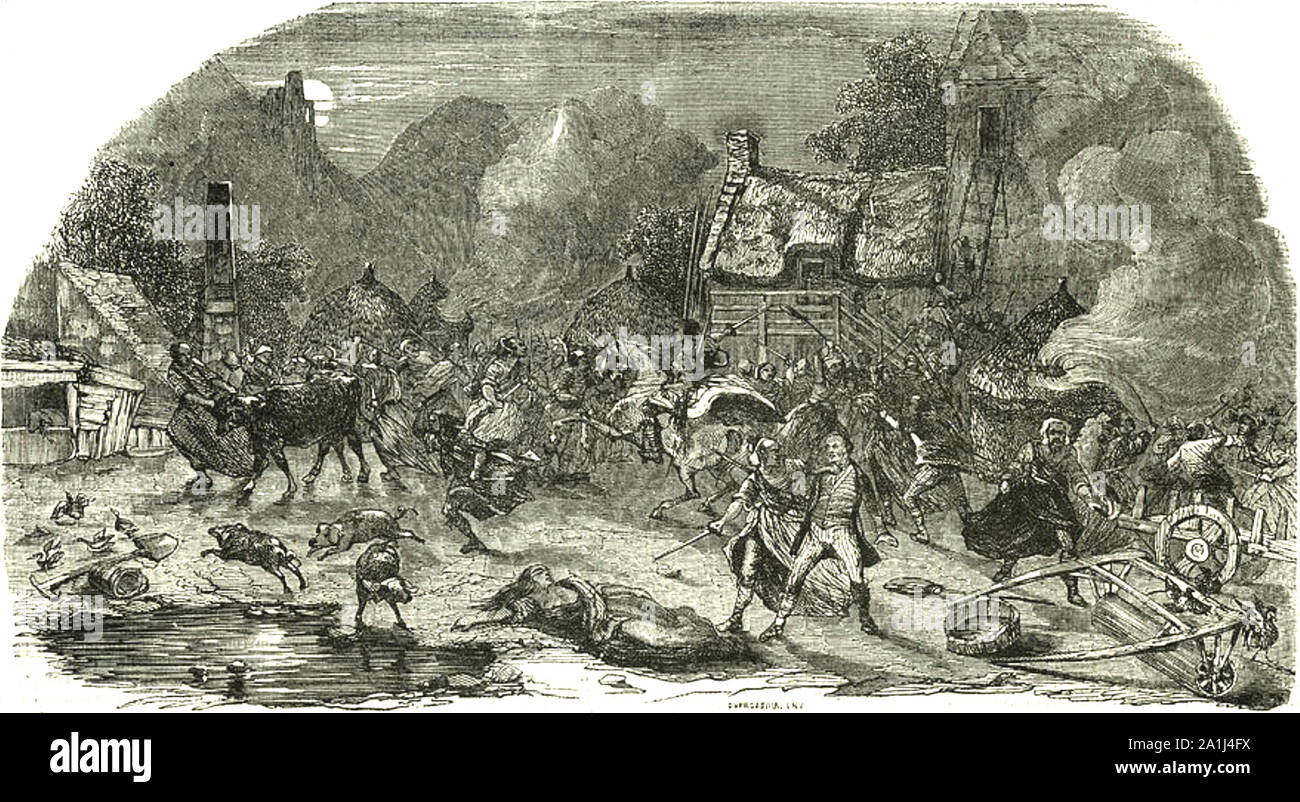 REBECCA Unruhen im Westen und der Mitte von Wales zwischen 1839 und 1843 Stockfoto