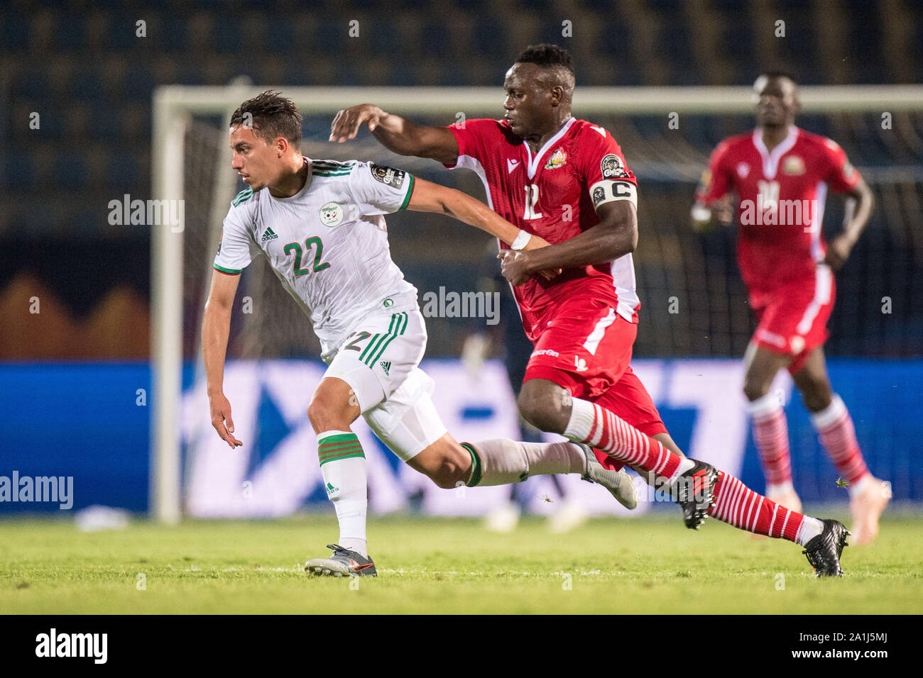 Algerien Afrika Cup der Nationen 2019 in Ägypten Stockfoto