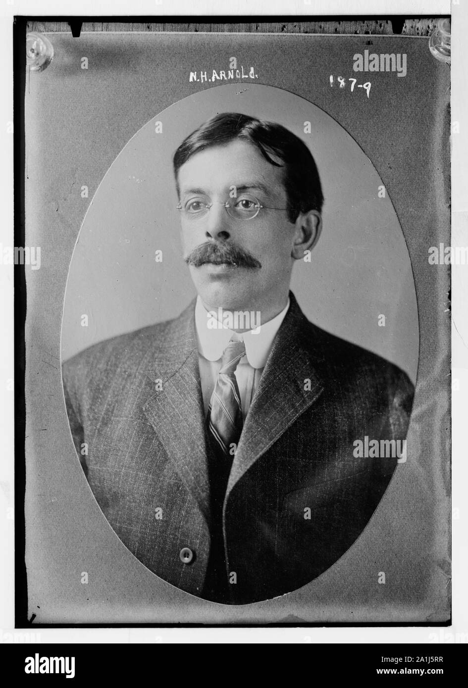 N.H. Arnold, cameo Portrait Stockfoto