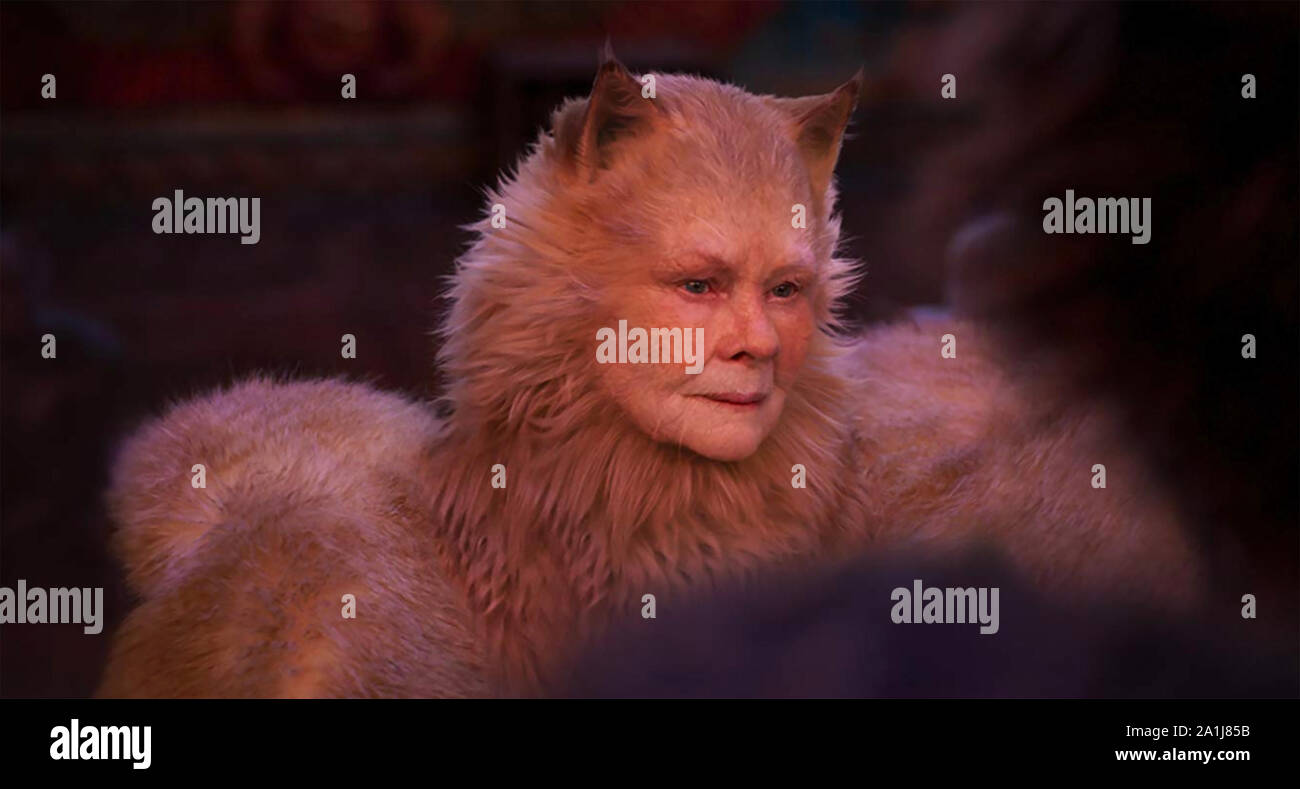 Katzen 2019 Universal Pictures Film Film mit Judi Dench als Old Deuteronomy Stockfoto