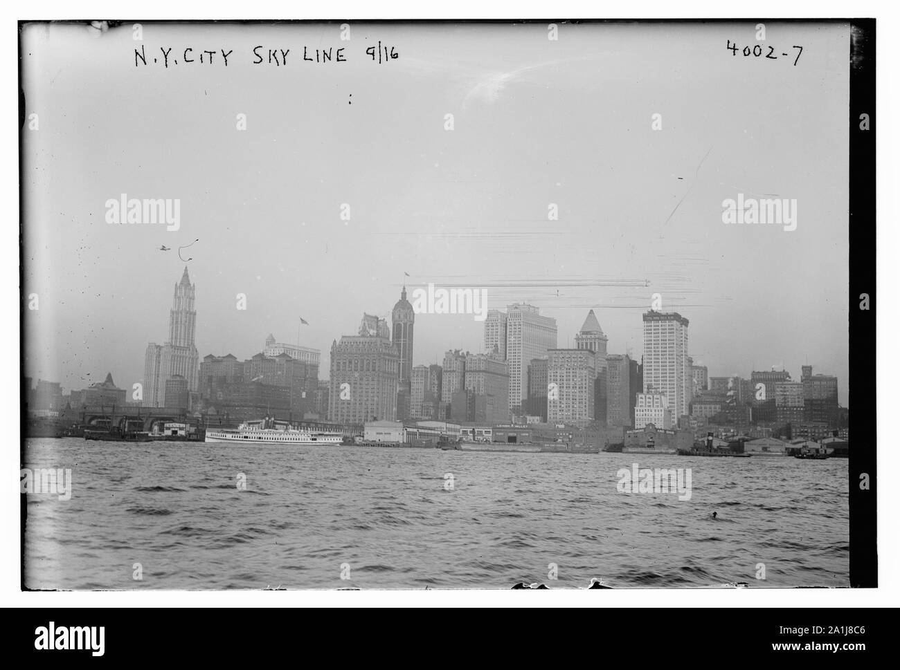 New York City Sky Line, 9/16 Stockfoto
