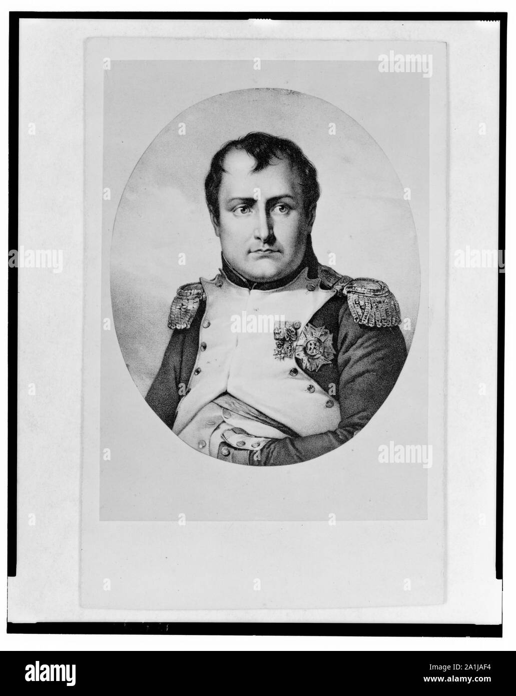 Napoleon I, Kopf und Schultern im Porträt, Vorderseite Stockfoto