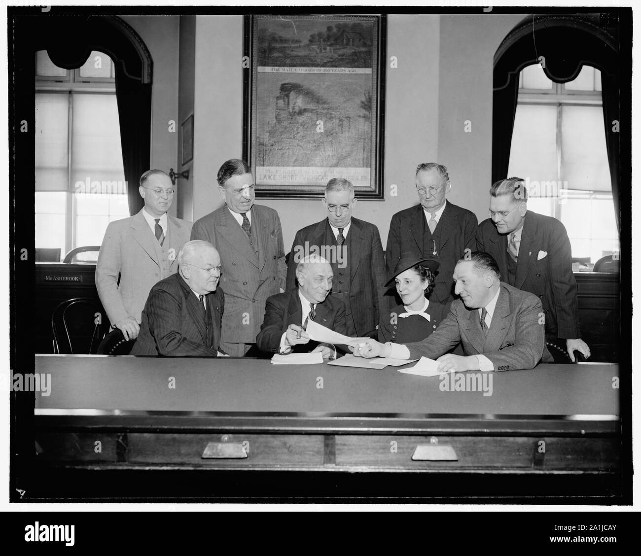 Nat'l Assoc. Der postmeister (gedruckte) [...] Stockfoto