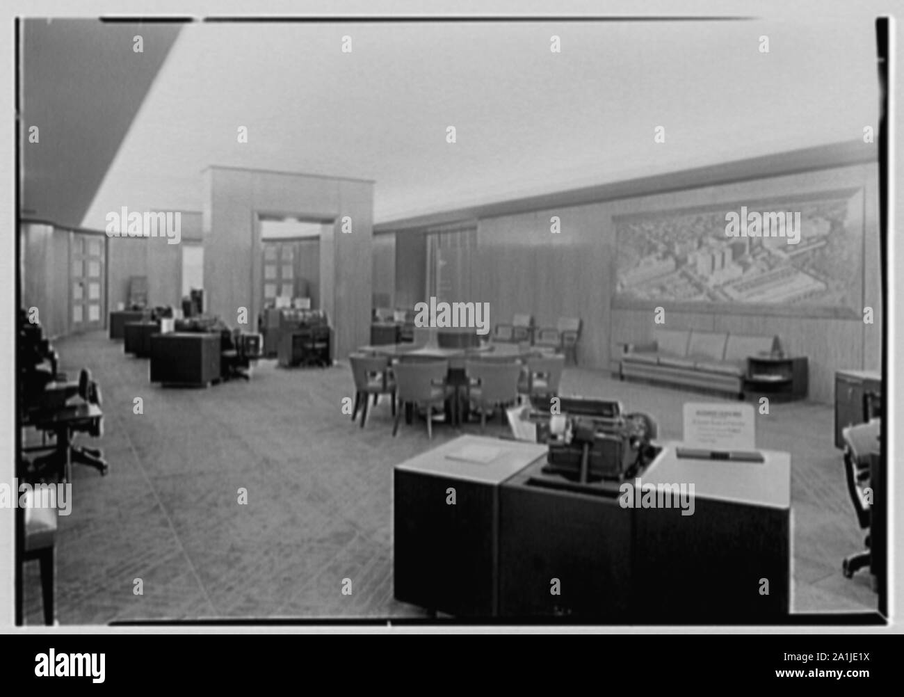 National Cash Register Co., 50 Rockefeller Plaza, New York City. Stockfoto