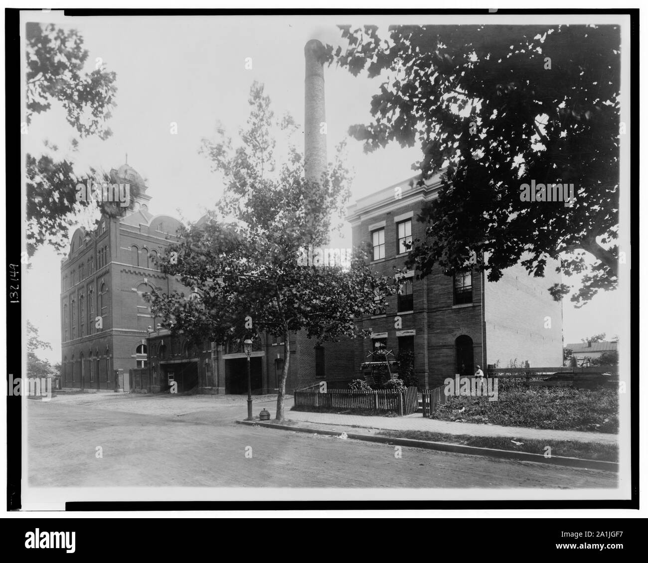 [Außenansicht der nationalen Hauptstadt Brewing Company Building, Washington, D.C.]; [Außenansicht der nationalen Hauptstadt Brewing Company Building, Washington, D.C.]; Stockfoto