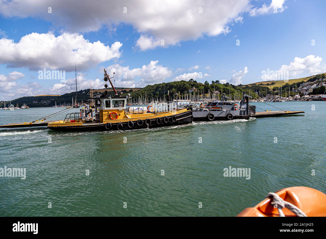 Dartmouth - England Fotos, Auto Fotos, Devon, Fotos, Hafen Fotos, Fotos, Fotos, Fotos im Freien Architektur, blau Fotos, Gebäude Exterio Stockfoto