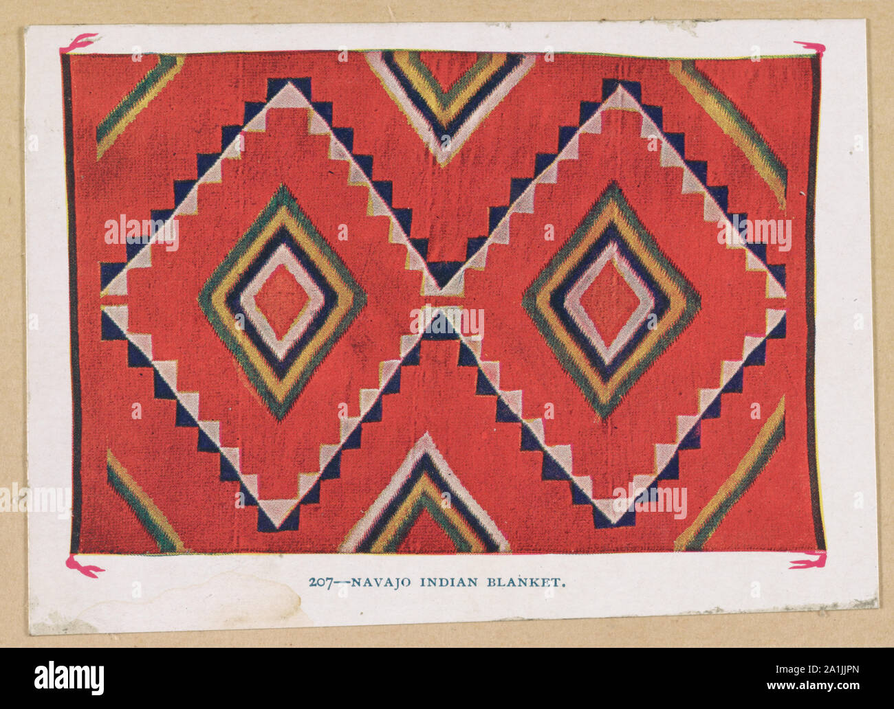 Navajo Indianer Decke Stockfoto