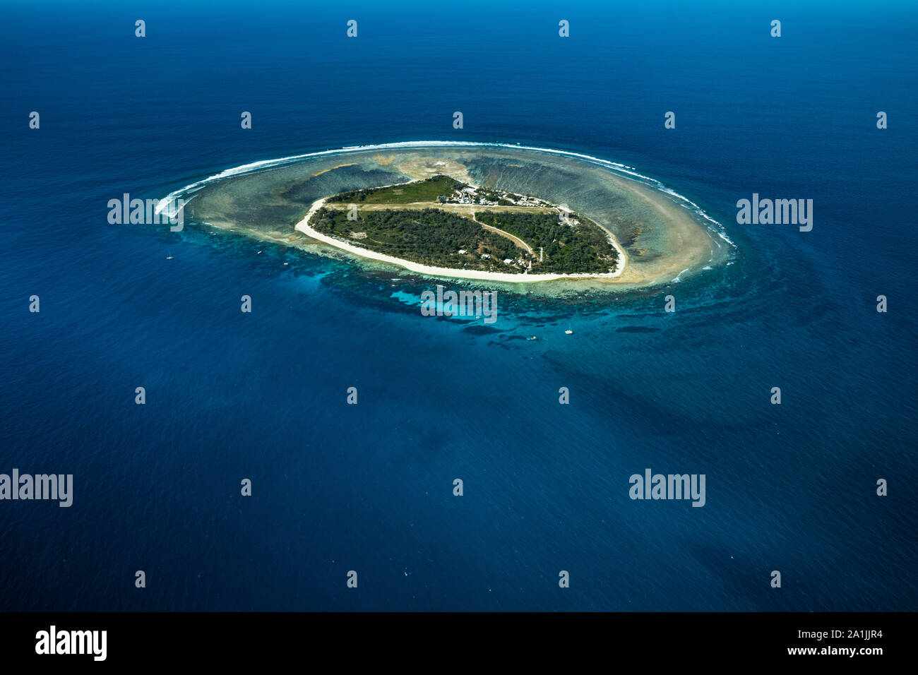 Lady Elliot Island, einer koralleninsel an der südlichen Spitze des Great Barrier Reef in QLD, Australia Stockfoto