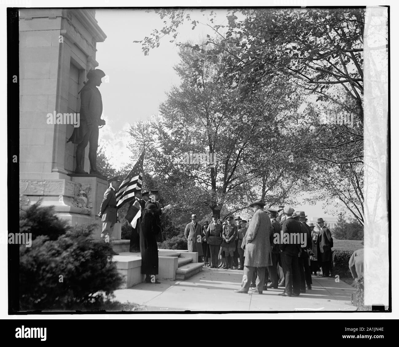 Marine Tag Paul Jones Denkmal, 1926 [27.10.26] Stockfoto