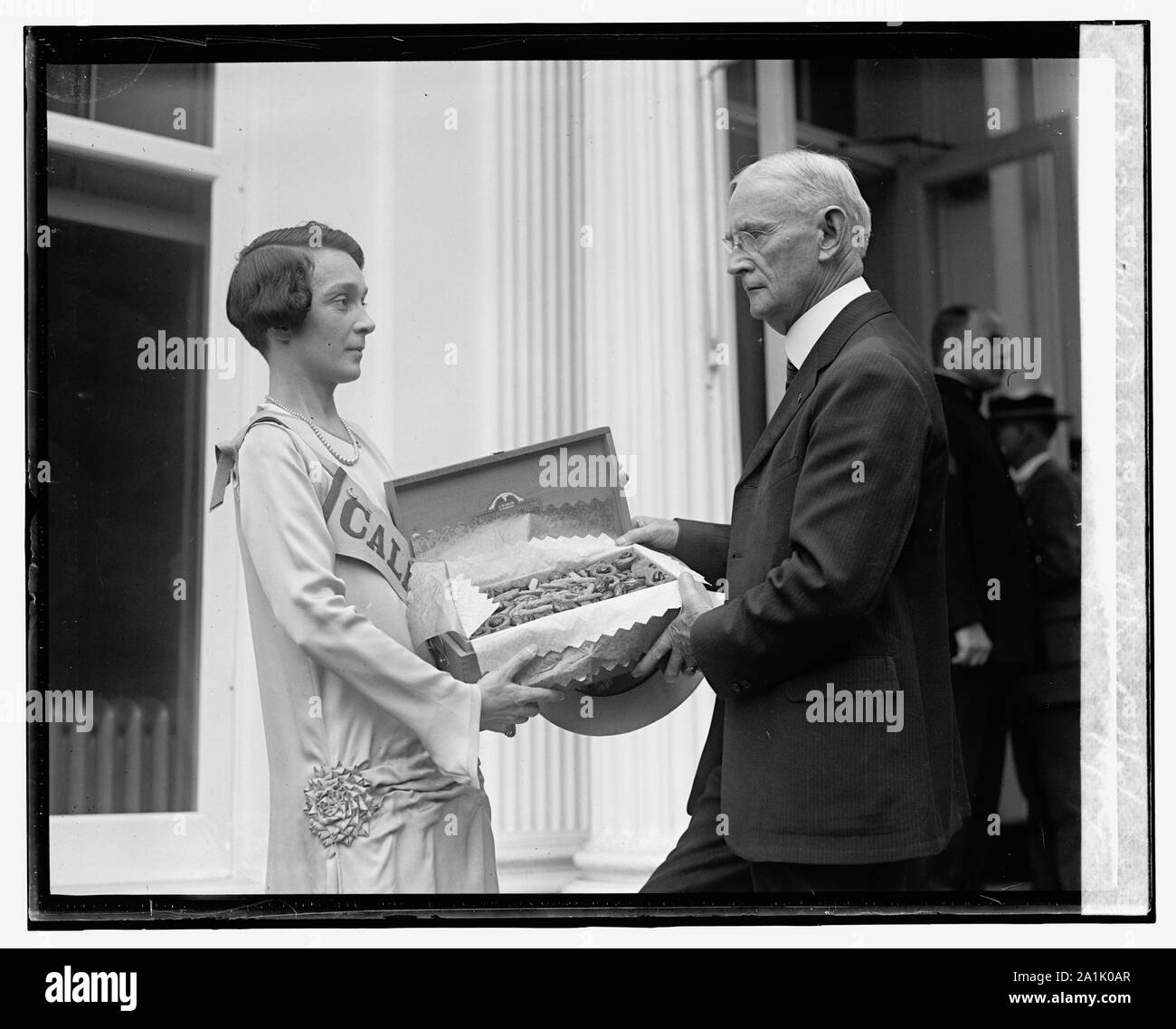 Nellie B. Pascoe & H.J. Drane, 7/5/24 Stockfoto