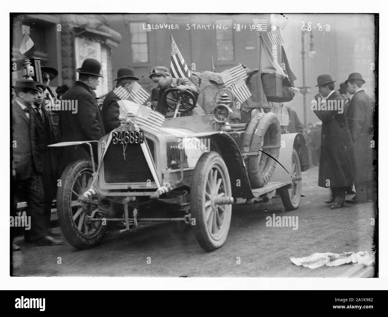 New York - Paris Rasse: Lelouvier beginnend, New York Stockfoto