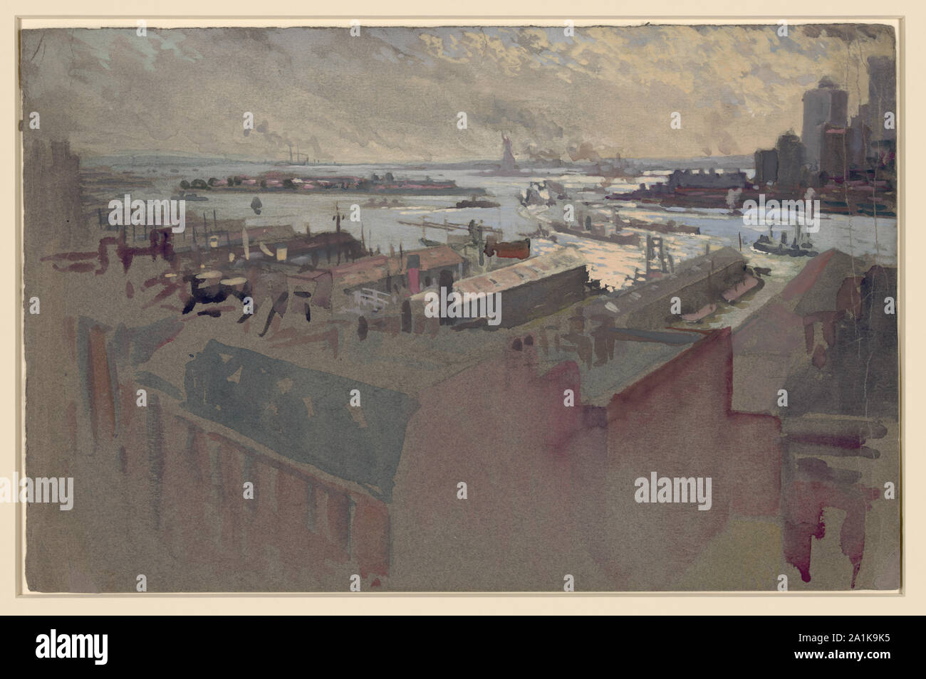 New York Bay von der Margaret Stockfoto