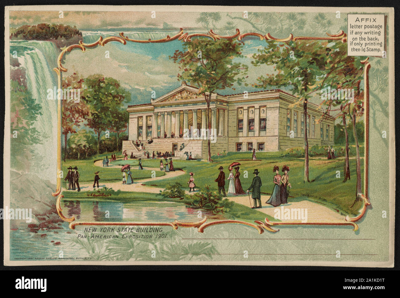 New York State Building, der Panamerikanischen Ausstellung 1901 Stockfoto