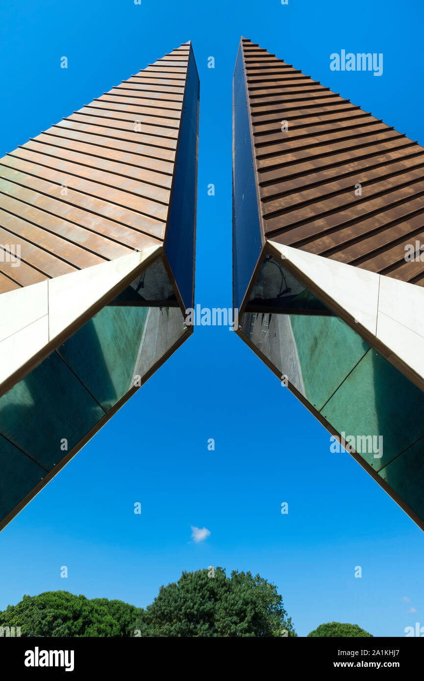 Belem Kriegerdenkmal, Monumento aos Combatentes da Guerra do Ultramar, Belem, Lissabon, Portugal Stockfoto