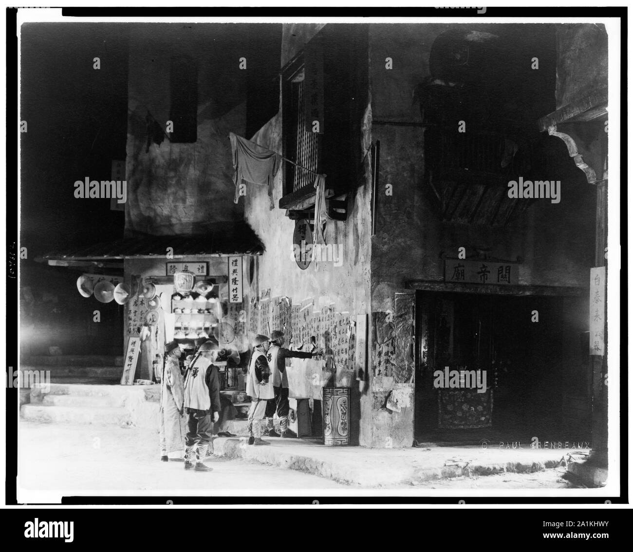 Nachrichten reisen schnell / Paul Grenbeaux. Stockfoto