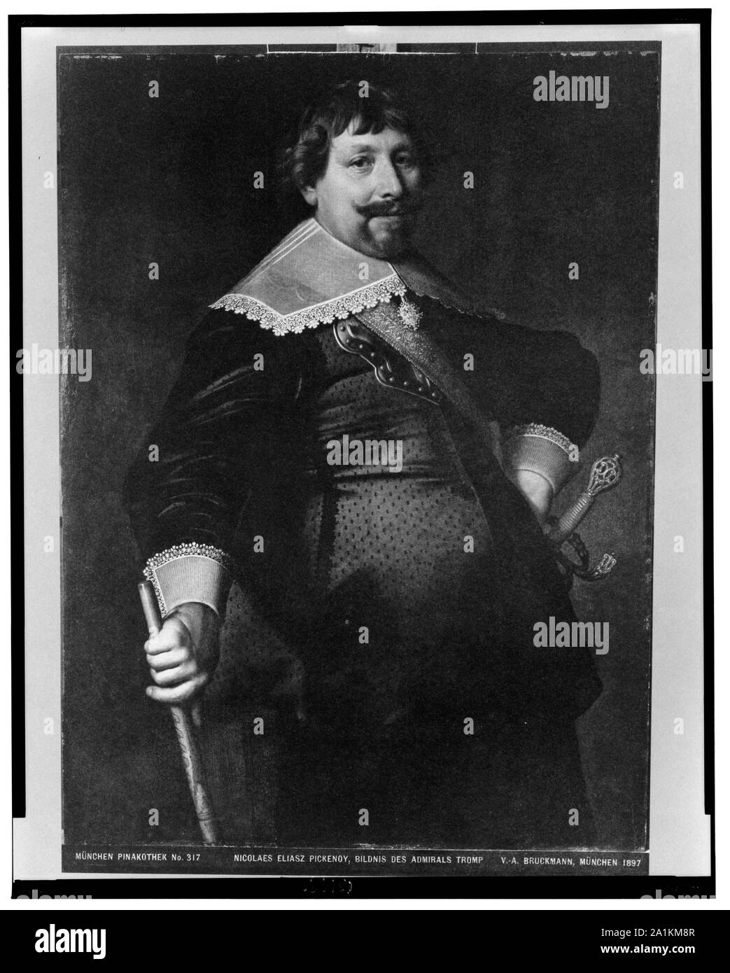 Nicolaes Eliasz. Pickenoy, Bildnis des Admirals Tromp Stockfoto
