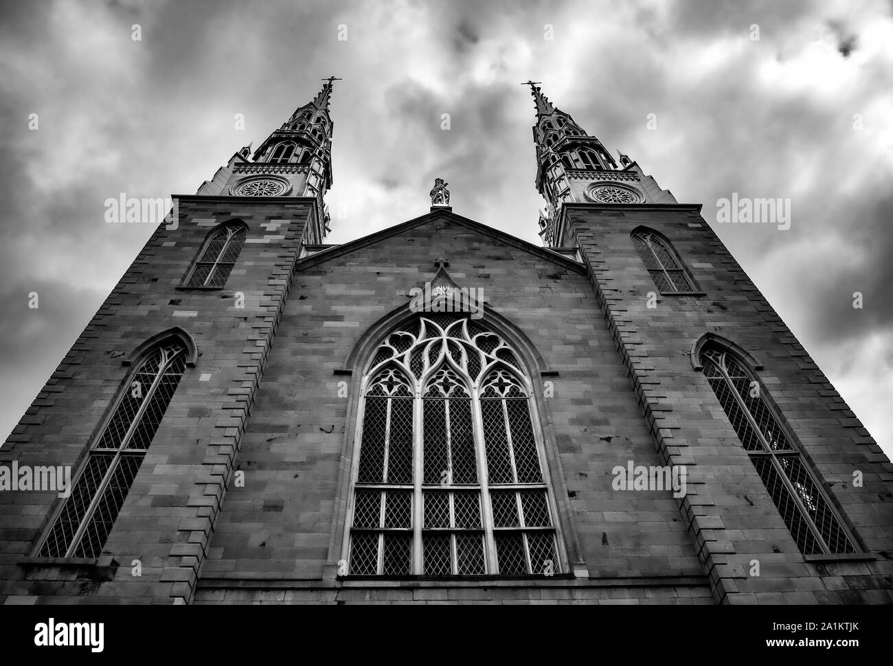 Ottawa Basilika Notre-Dame Kathedrale Stockfoto