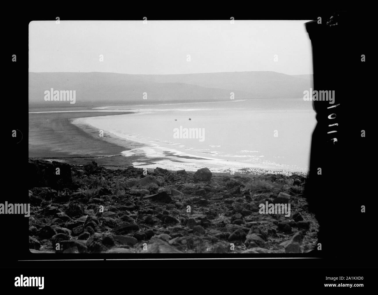 Nordende des Sees von Galiläa, Mund von Jordanien Stockfoto