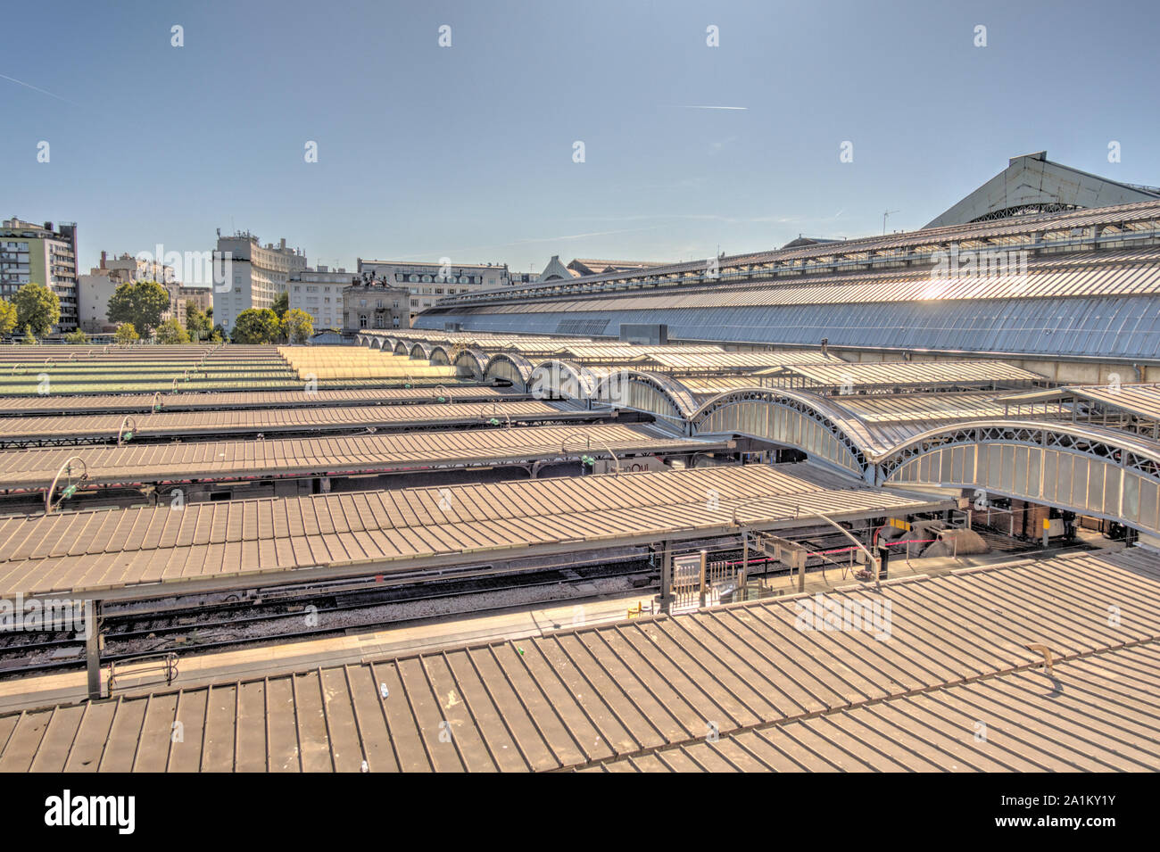 Paris-Gare de l ' est Stockfoto