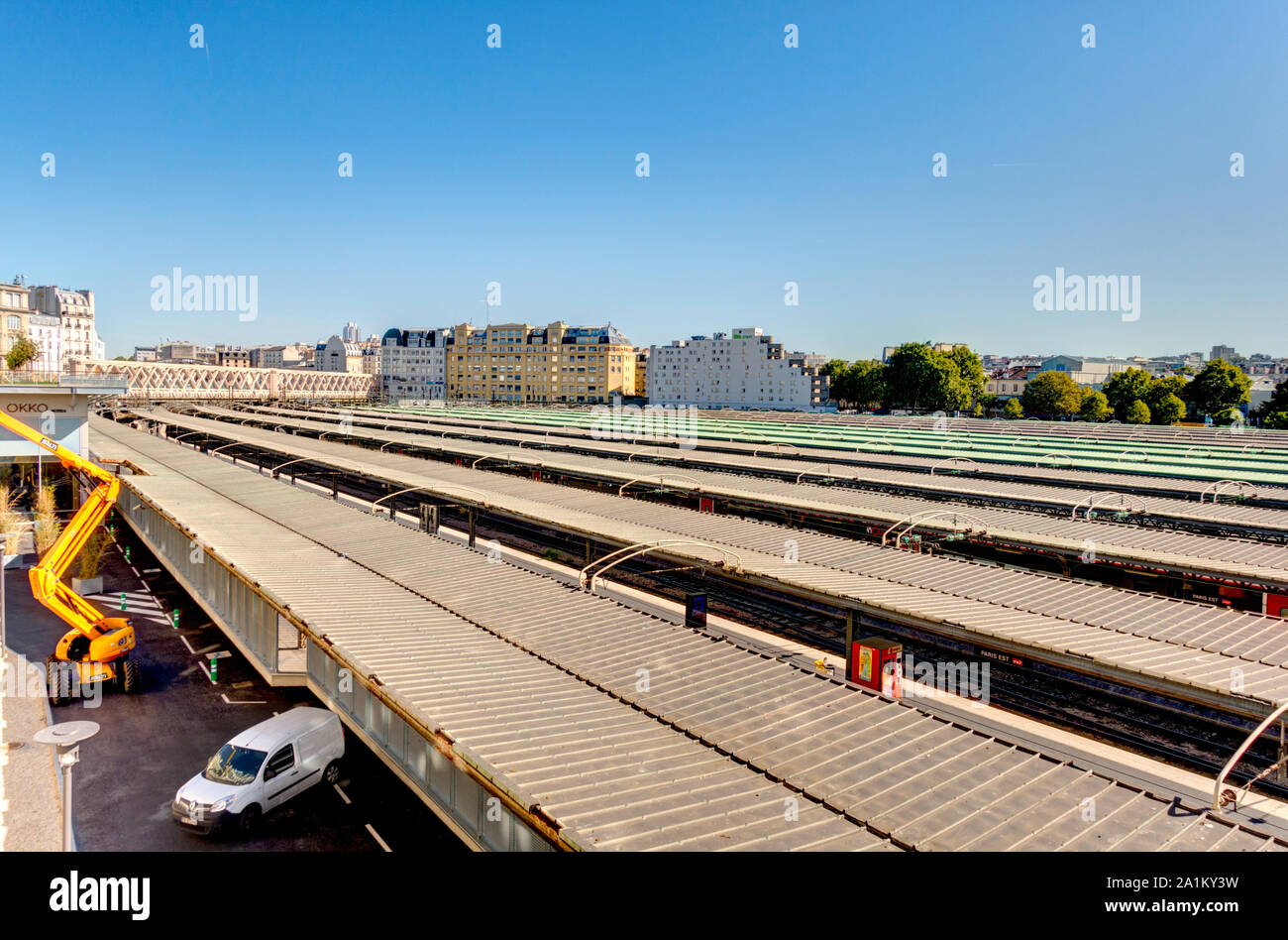 Paris-Gare de l ' est Stockfoto