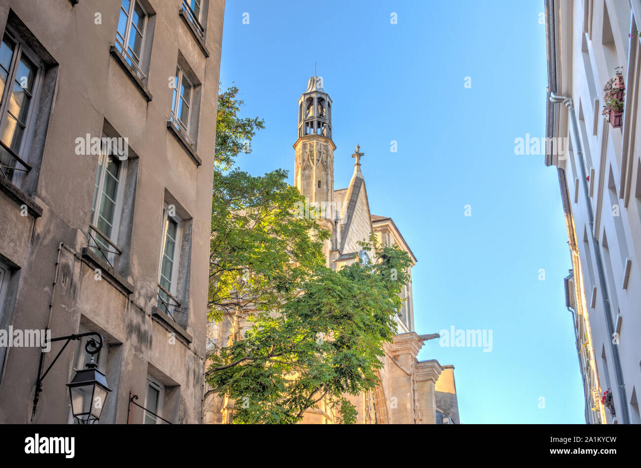 Paris, Beaubourg Nachbarschaft Stockfoto