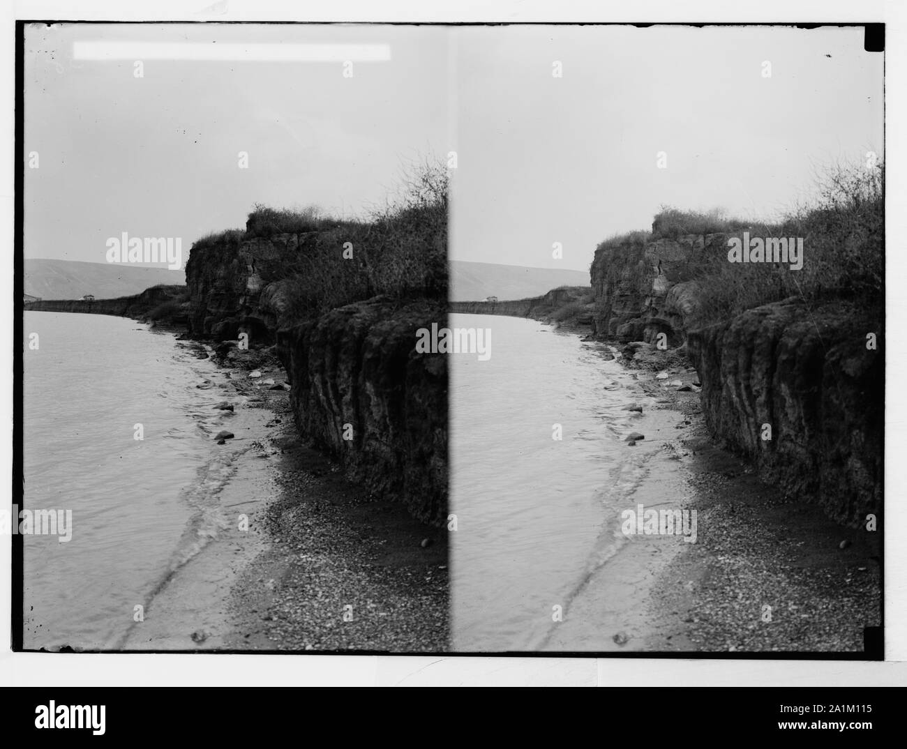 Nördliche Aussicht. Am Südende des Sees von Galiläa Stockfoto