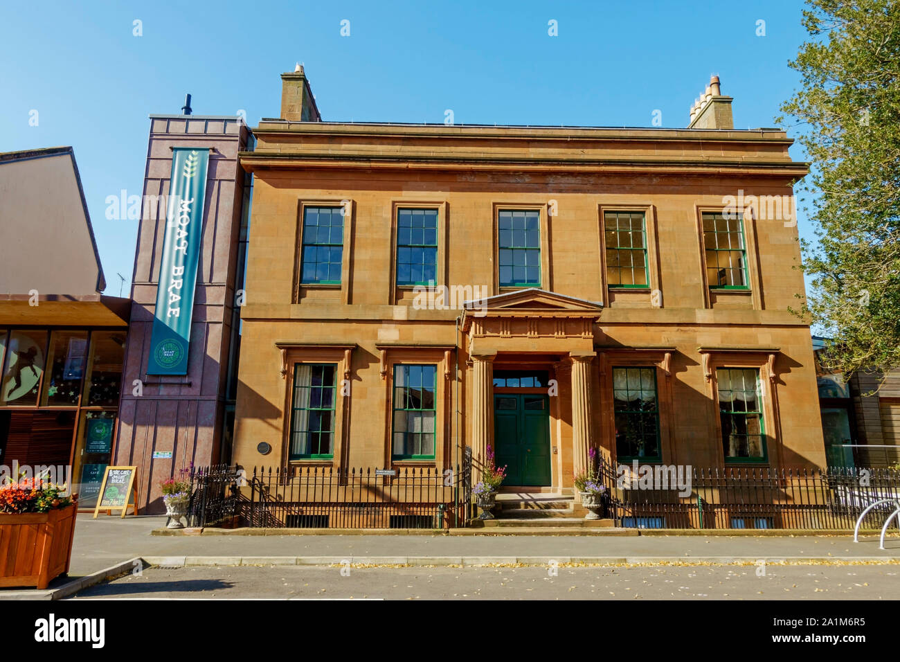 Der Wassergraben Brae Nationales Zentrum für Kinder- Literatur und Storytelling in Dumfries, South West Schottland. Stockfoto