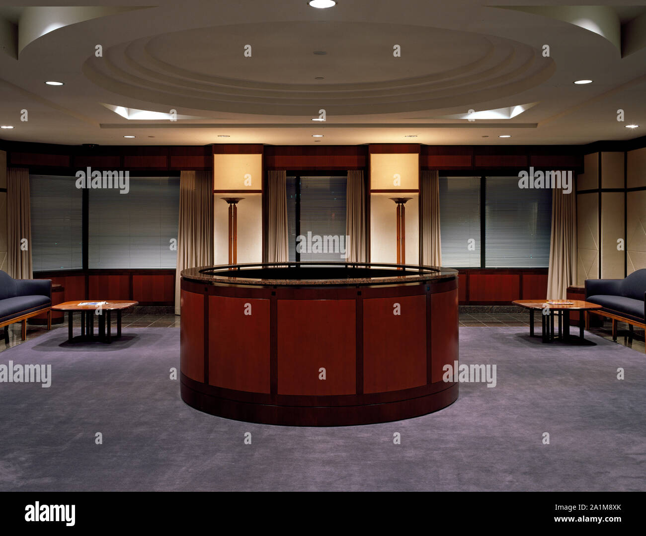 Büro Empfang Stockfoto