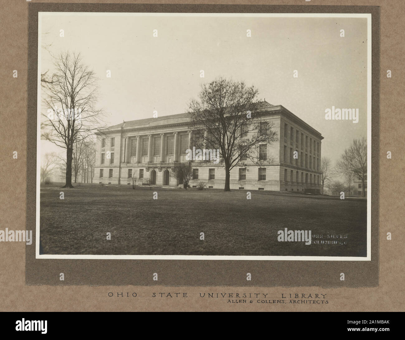 Ohio State University Library Allen&Collens, Architekten//Orr-Kiefer, Columbus, O. Stockfoto
