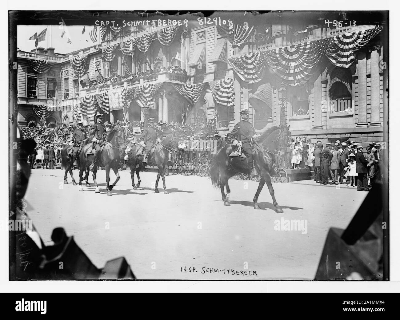 Olympischen Athleten Rezeption] Kapitän Schmittberger [Rathaus, New York Stockfoto