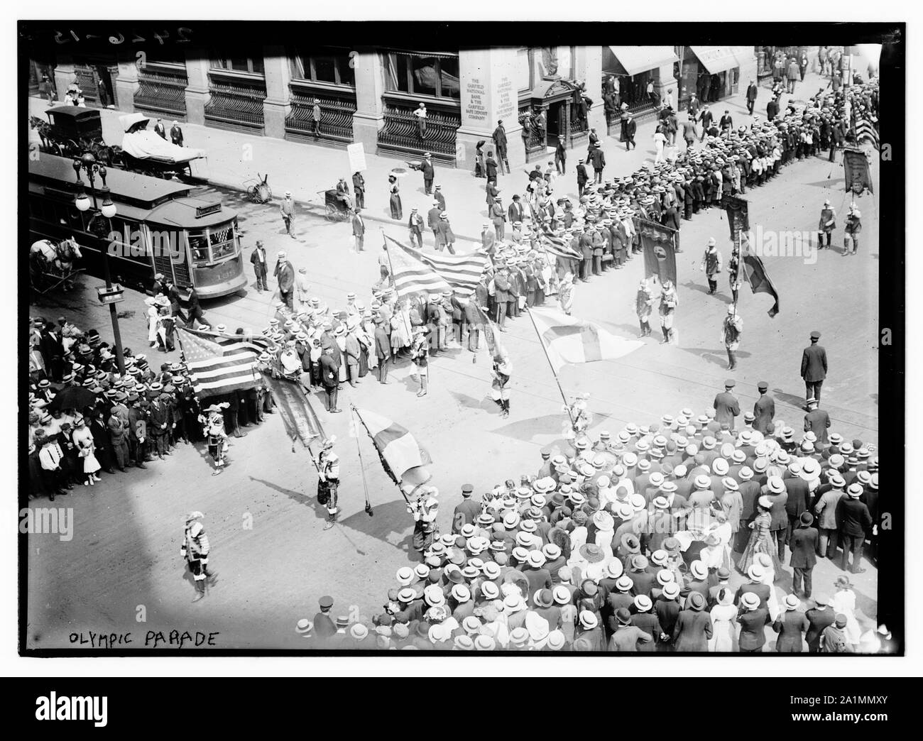 Olympia Parade Stockfoto