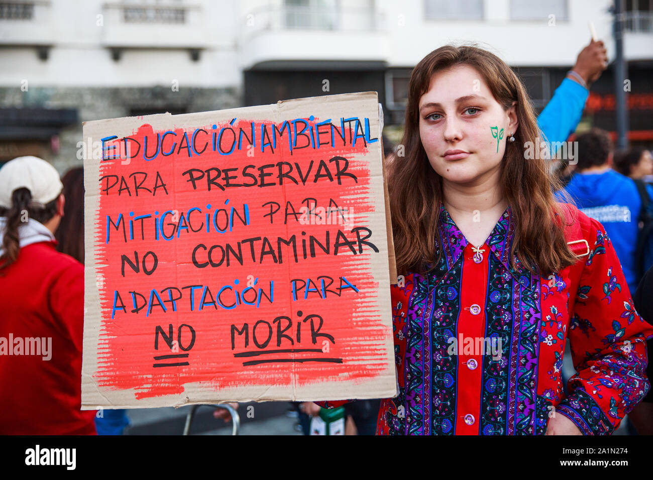 Das globale Klima Streik, Buenos Aires, Argentinien Stockfoto