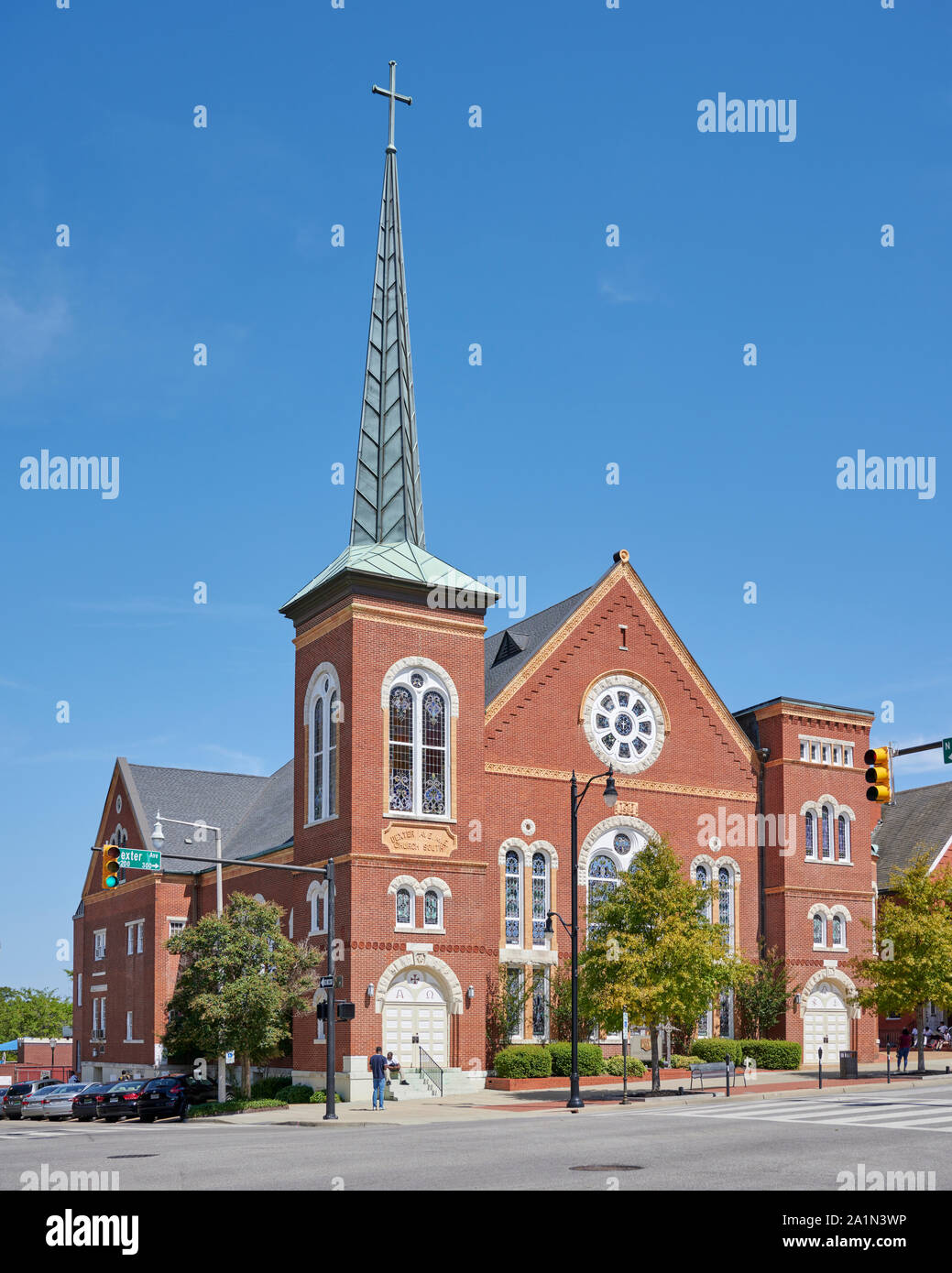River City Kirche die Evangelisch-methodistische Kirche in der Innenstadt von Montgomery Alabama, USA. Stockfoto