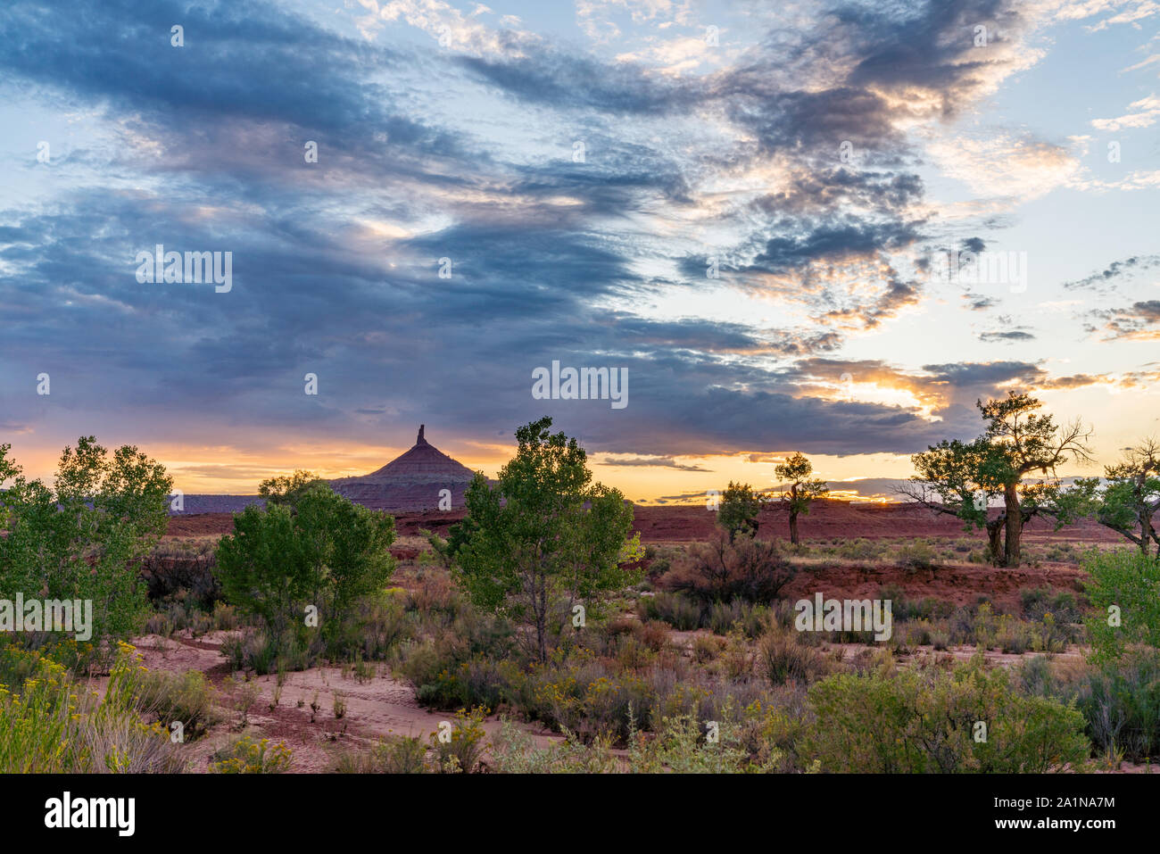 Wilde und verrückte Landschaften von Moab, Utah Stockfoto