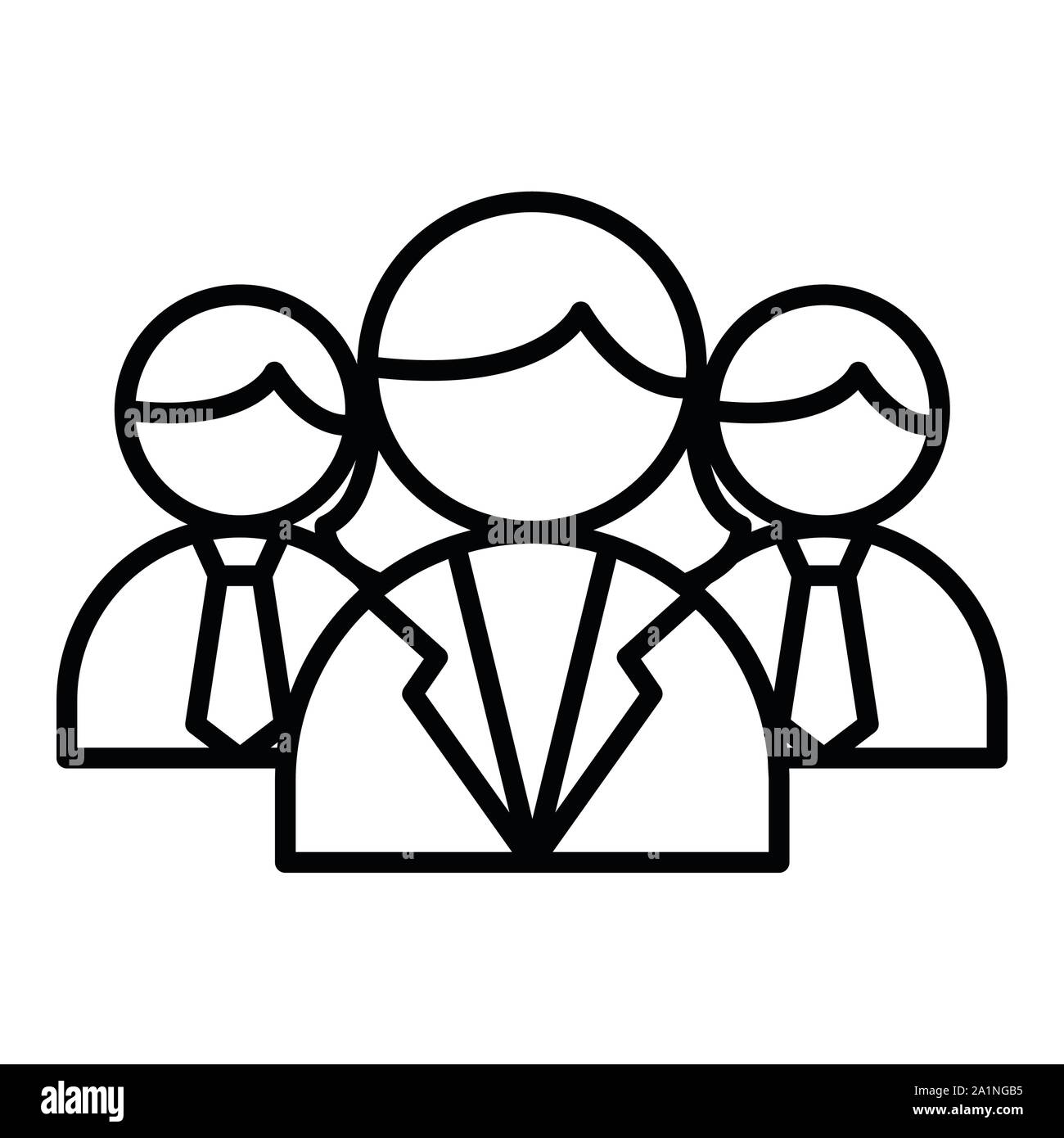 Team Symbol, Vector Illustration, Business Überblick Stock Vektor