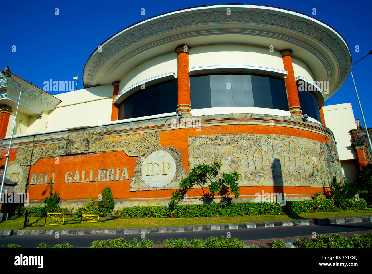 KUTA, Indonesien - 31. August 2019: Mal Bali Galeria Einkaufszentrum Stockfoto