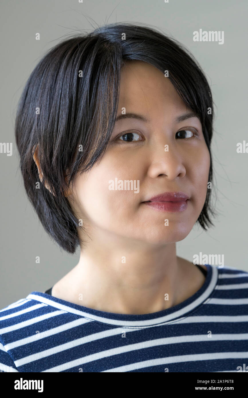 Porträt einer jungen asiatischen Frau Modell Stockfoto