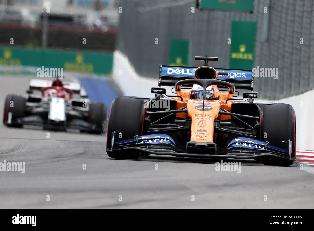 Sochi Russland 28 Sep 19 Sochi Russland 28 September 19 Mclaren F1 Team Pilot Carlos Sainz Aus Spanien Teil Findet In Einem Freien Training Vor Der 19 Formel 1 Grand Prix