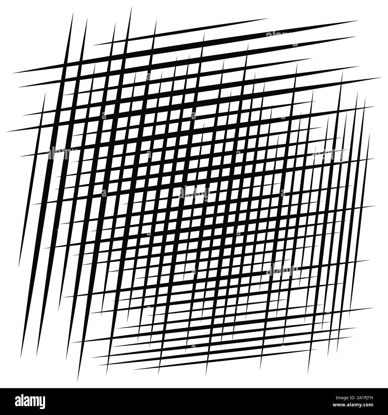 Random neigen, schräge Raster, mesh Pattern. Dynamische schräg ...