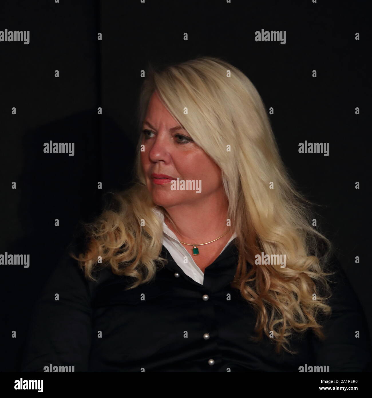 London, Großbritannien. 28 Sep, 2019. Autoren von Krimis auf der diesjährigen Kapitalverbrechen Festival versammelt. Kimberley Howe an der Krimiautoren. Quelle: Uwe Deffner/Alamy leben Nachrichten Stockfoto