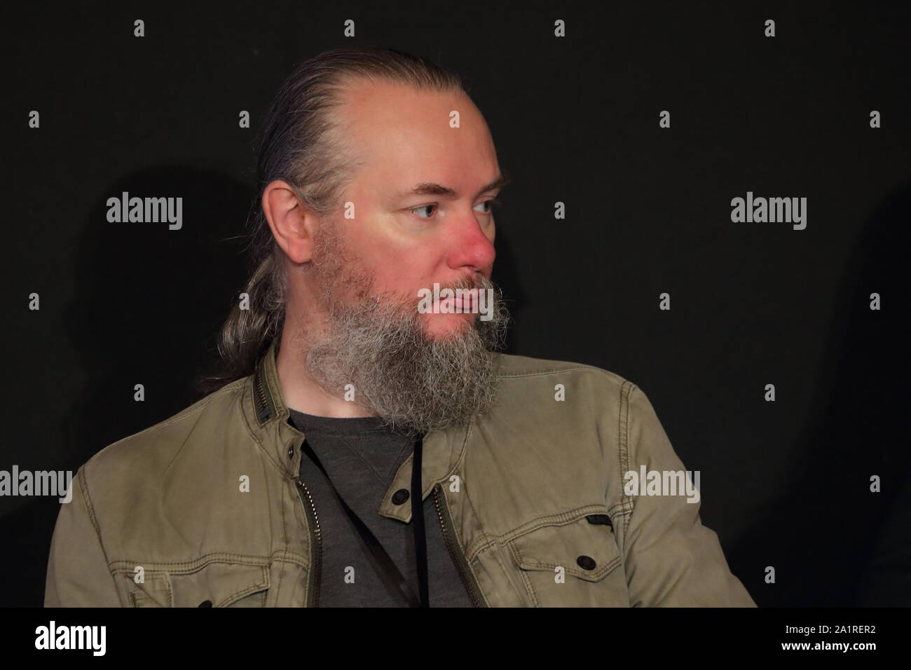 London, Großbritannien. 28 Sep, 2019. Autoren von Krimis auf der diesjährigen Kapitalverbrechen Festival versammelt. James Swallow am Fall der Crime Writers'. Quelle: Uwe Deffner/Alamy leben Nachrichten Stockfoto