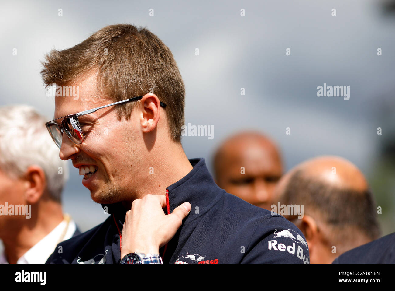 DANIIL KVYAT der Scuderia Toro Rosso auf der Formel 1 Grand Prix von Italien in Monza Eni Rennstrecke in Monza, Italien. Stockfoto