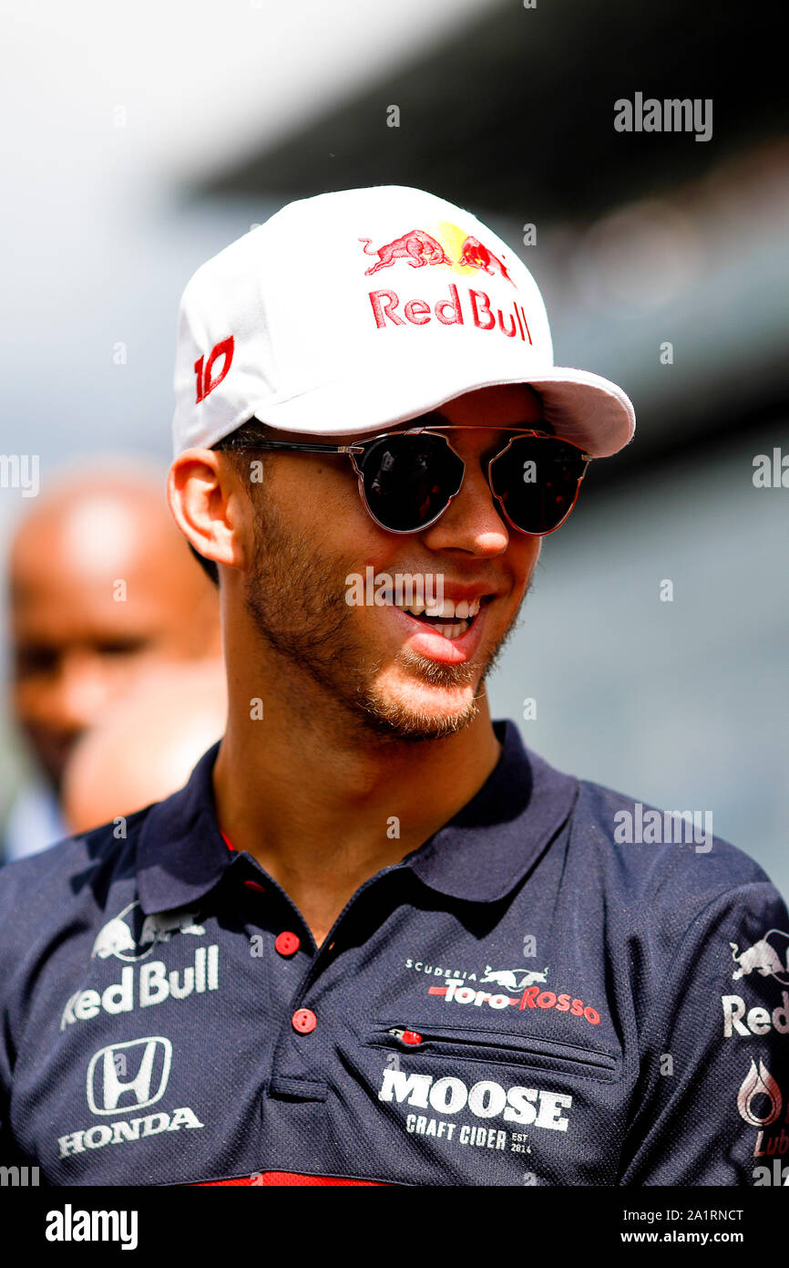 PIERRE GASLY der Scuderia Toro Rosso auf der Formel 1 Grand Prix von Italien in Monza Eni Rennstrecke in Monza, Italien. Stockfoto