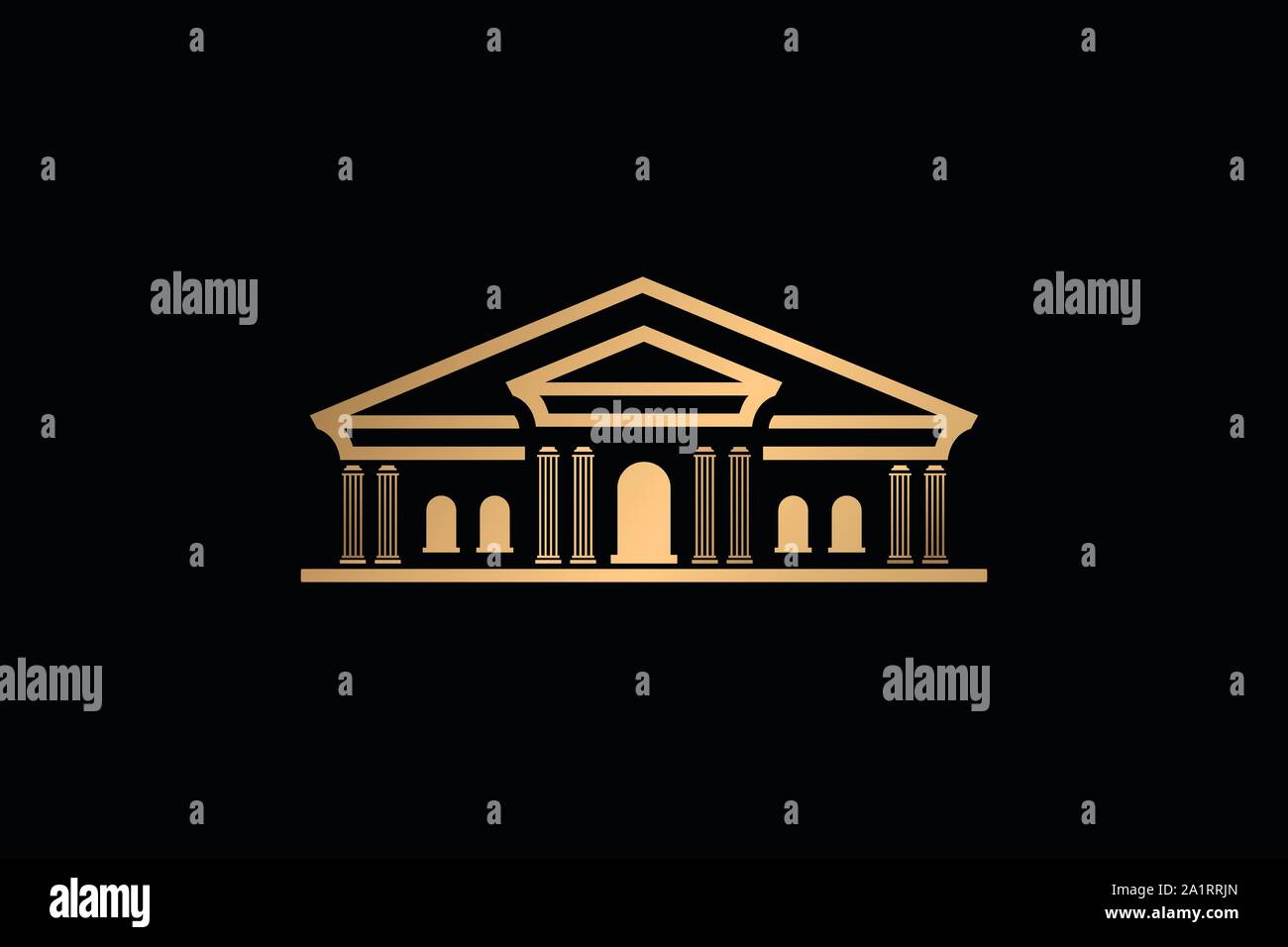 Luxus Immobilien Logo, abstrakten Gebäude Logo Design, Immobilien Logo in ein einzigartiges Design vorlage Stock Vektor