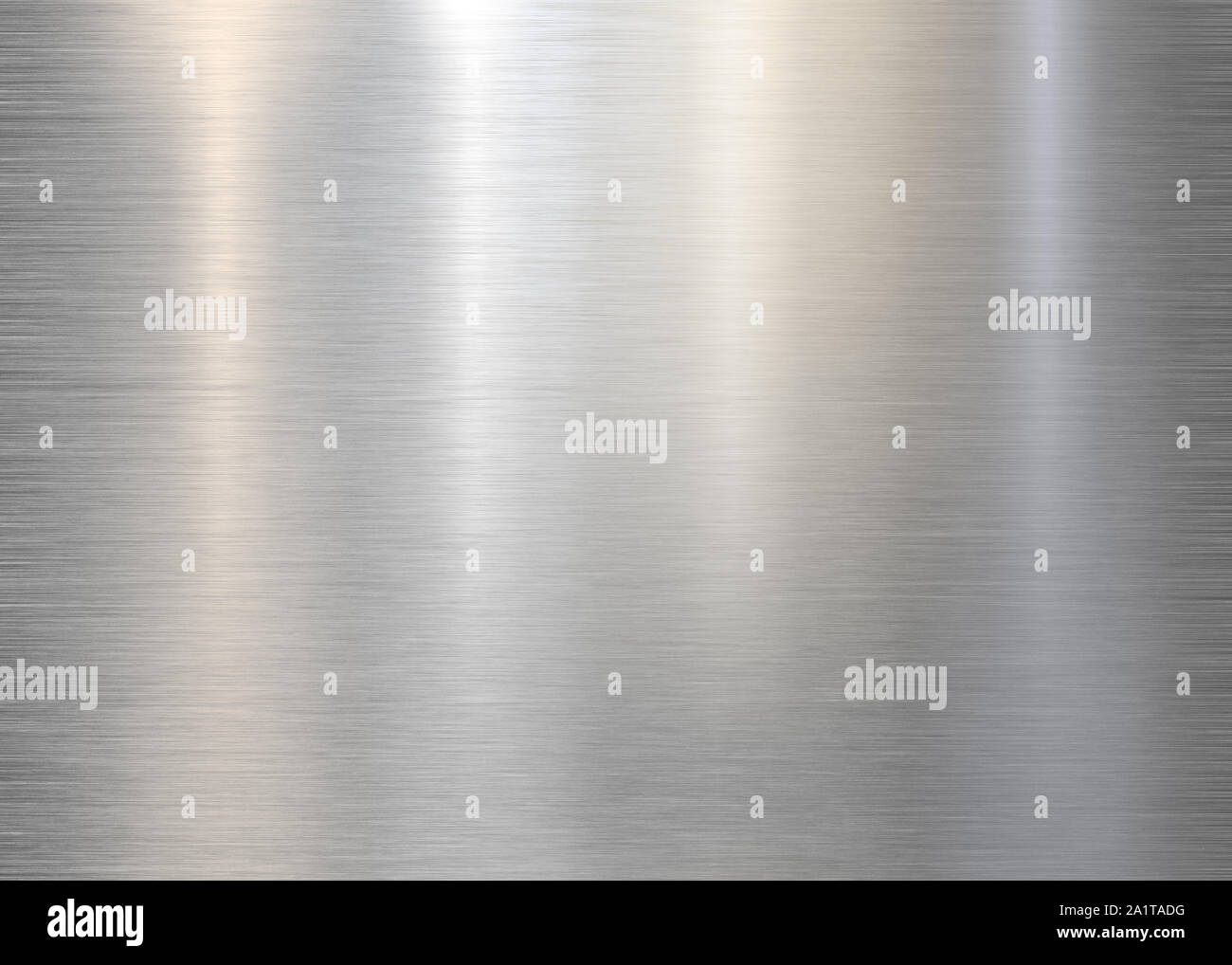 Fein gebürstetem Metall Stahl oder Aluminium Textur Stockfoto