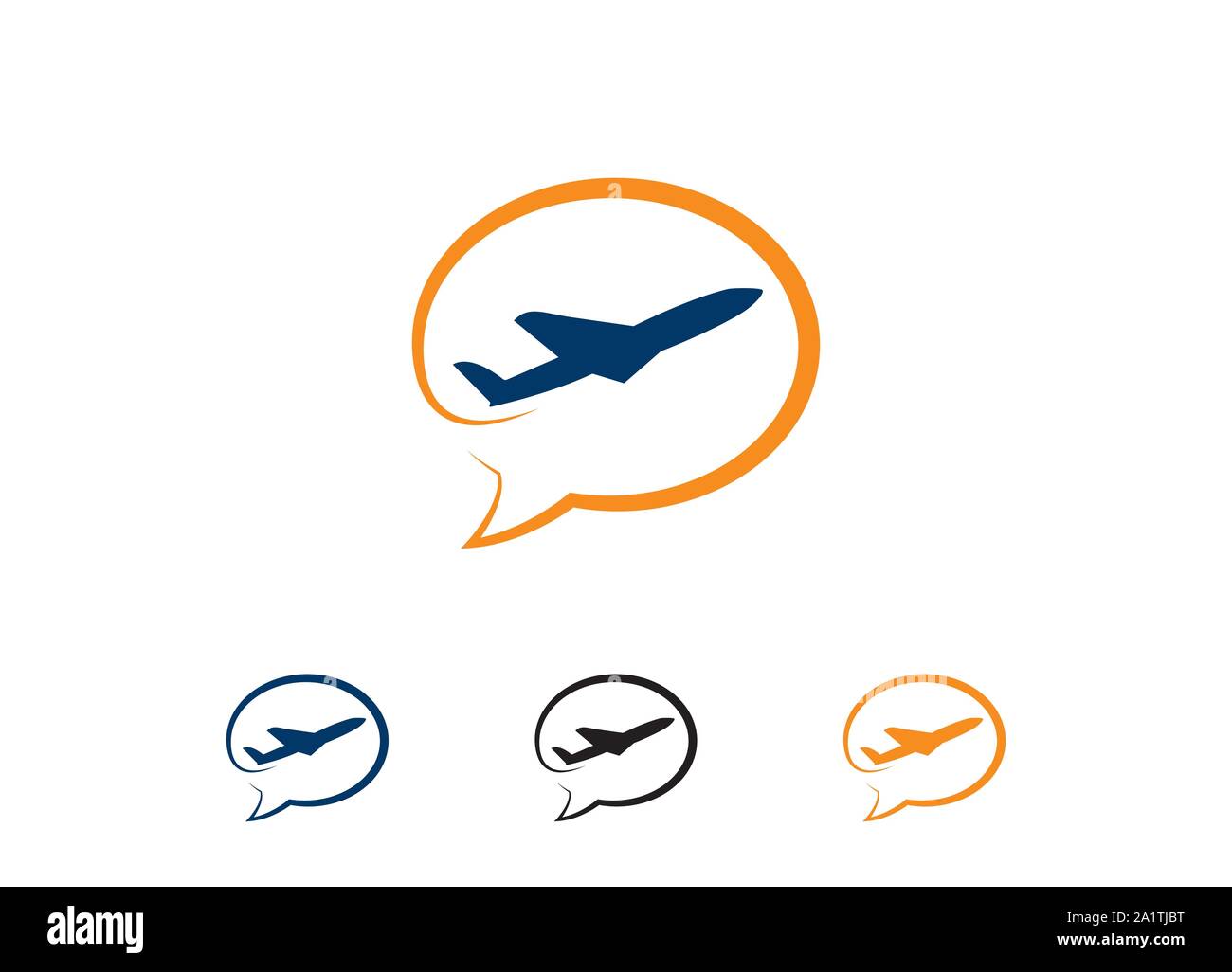 Sommer reisen logo Symbol vektor Vorlage, Vector Logo Design Templates für Airlines, Flugtickets, Reisebüros - Flugzeuge und Embleme, Stock Vektor