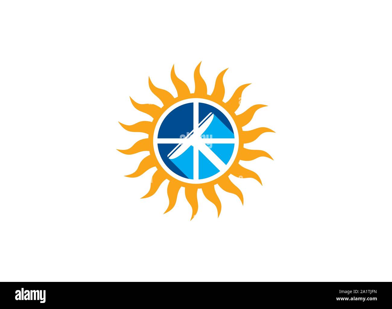 Vektor - Sunburst Sternsymbol, Sun burst Formen. Vintage light Starburst logo, Sunburst minimal Logo frames. Sonnenbrand Symbol Vektor, Sonne und Licht Logo. Stock Vektor