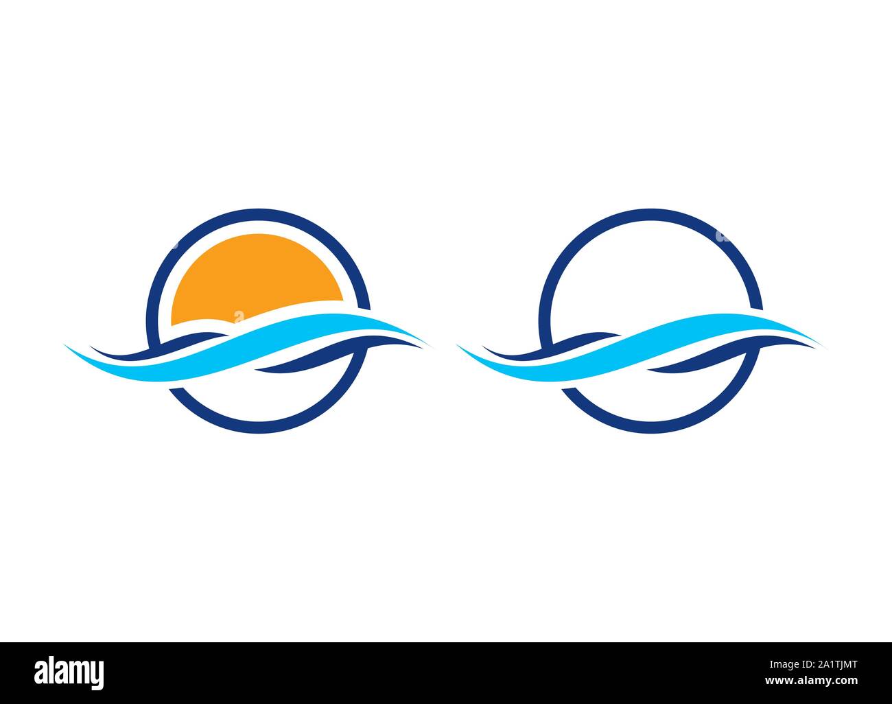 Wave logo Vektor Wasser Meer Ozean fließt Blau download, Wave vector Symbol. Business Icon. Wasser Welle Logo Design vorlage, Wasser, Wasser Welle Stock Vektor