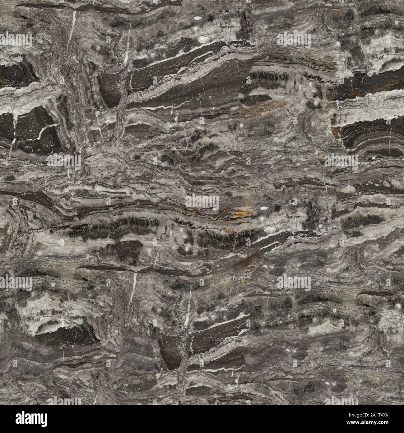 Textur aus Naturstein, Granit, Marmor. Nahtlose quadratische Hintergrund, Fliese bereit. Stockfoto